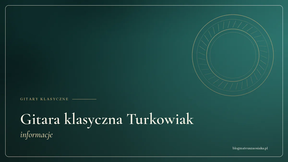 Gitara klasyczna Turkowiak — informacje