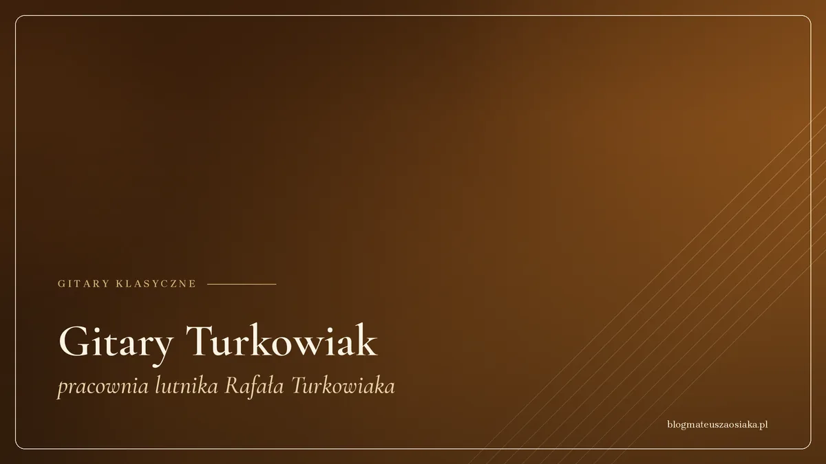 Gitary Turkowiak — pracownia lutnika Rafała Turkowiaka
